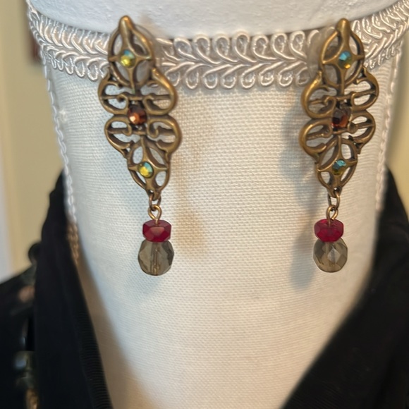 Chicos, green and brown, beautiful earrings, and necklace - Picture 4 of 5